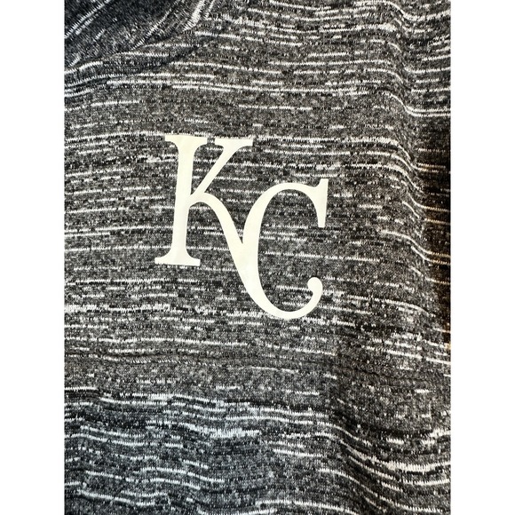 Majestic Kansas City Royals 1/4 Zip Fleece Pullover 2XL - Picture 2 of 4